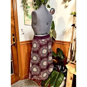 LulaRoe Purple Paisley Flowy Skirt